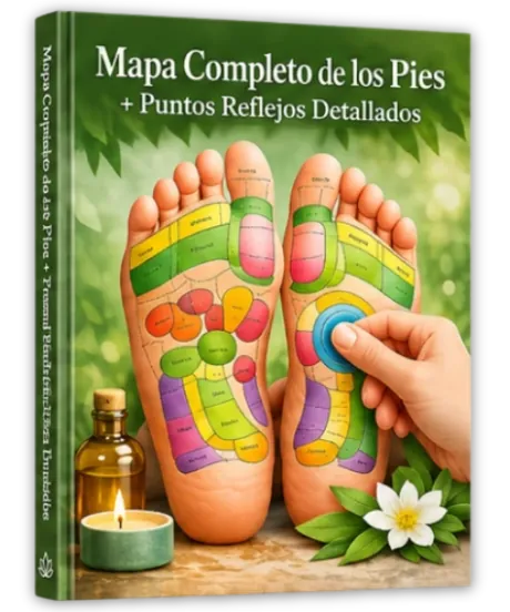 Mapa Completo de los Pies + Puntos Reflejos Detallados